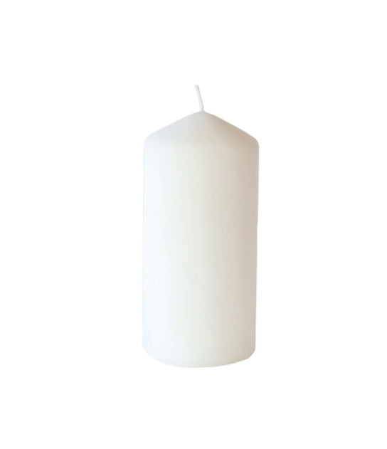 CANDELA PILLAR BIANCA 10x7cm pz1