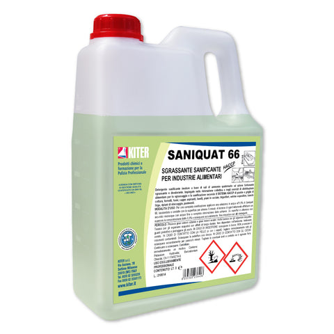 KITER SANIQUAT 66 ODORLESS SANITIZER WITH AMMONIUM SALTS 3Kg
