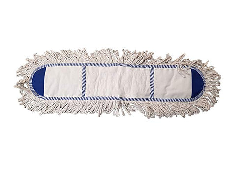 Professional mop replacement with 60 cm cotton pockets