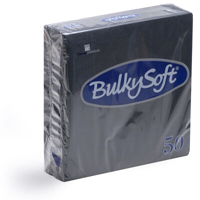 2-PLY PAPER NAPKIN 33X33 BLACK 50pcs