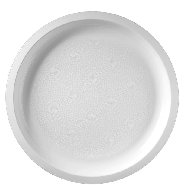 GOLD PLAST PIATTI TONDI GRANDI "BIANCO"  25pz