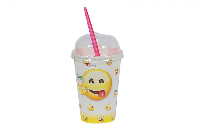 BICCHIERI BIBITA B37 CC.370 "EMOTICON" 100pz