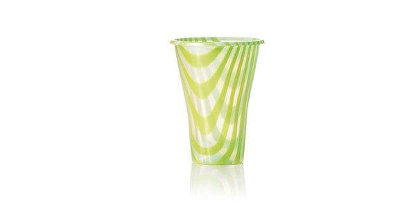 BICCHIERE DRINK MIX CC.300 STRIATO VERDE  50pz
