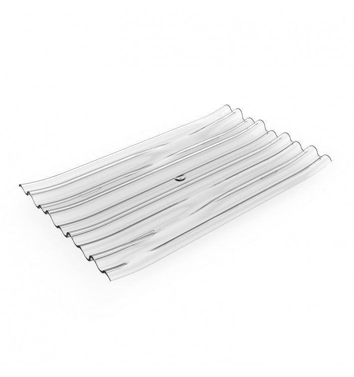 FINGER FOOD PIATTINO BAMBOO 10X6cm. TRASPARENTE 50pz