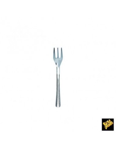 MINI METAL FORK GOLD PLAST 50pcs