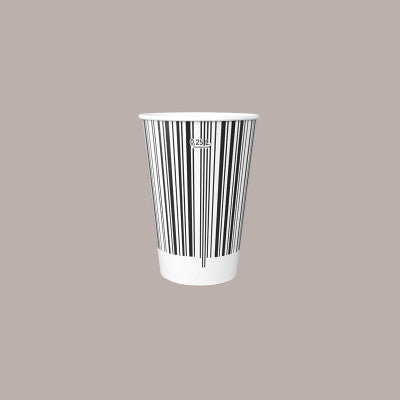 BICCHIERE BIBITA B/30 "BLACK & WHITE" 100pz
