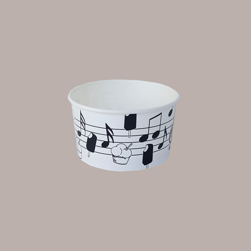 COPPETTA GELATO C200/T20 "BLACK & WHITE" 200pz