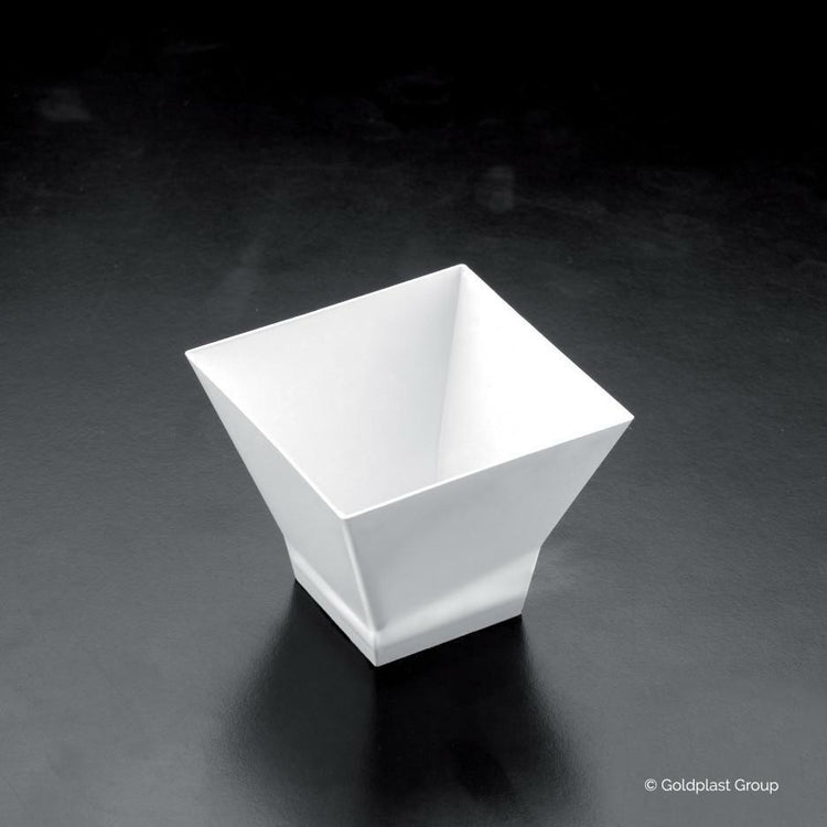 BICCHIERINI FINGER FOOD PAGODA 90cc. BIANCO 25pz