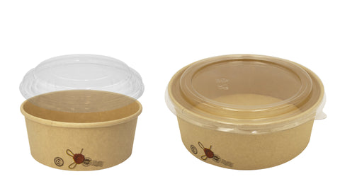 Coperchi PET per coppe insalata 50 pz