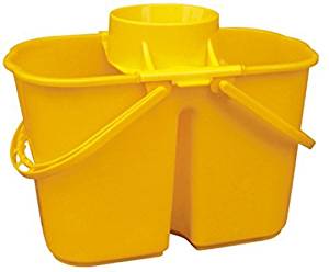 15L Double-Bath Cleaning Bucket with Wringer