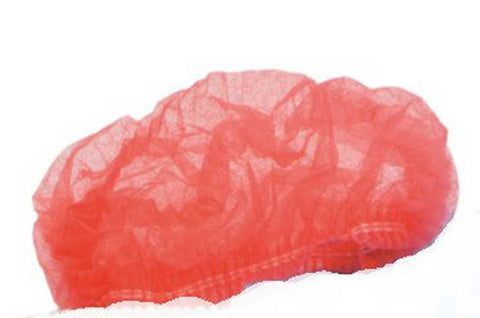 RED PLEATED HEAD CAP 2000 pcs