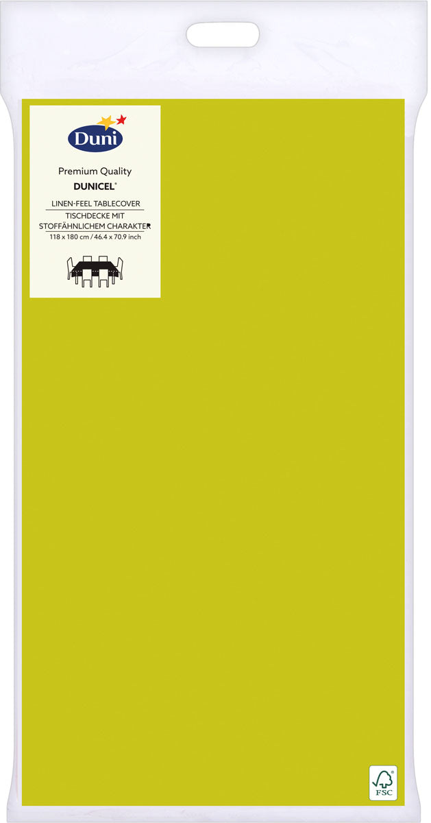 TOVAGLIA DUNICEL VERDE ACIDO 125 X 180