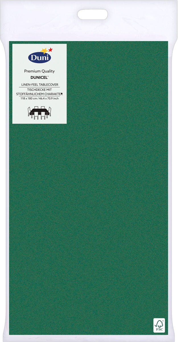 TOVAGLIA DUNICEL VERDE SCURO 125 X 180