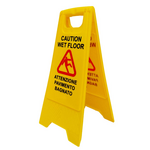 Cartello avviso di pericolo pavimento bagnato (WET FLOOR)