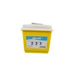 Cube box giallo con coperchio 4Lt