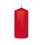 CANDELA PILLAR ROSSA 10x7cm pz1