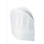 CAPPELLO DA CUOCO BIANCO H.23 CM.  10pz